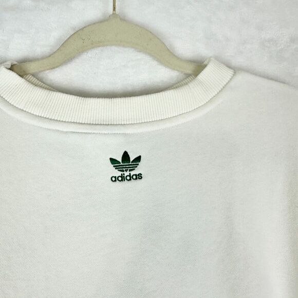 Adidas Tennis Academy Crew Sweatshirt Size Large Oversized Preppy Old Money - Picture 8 of 10
